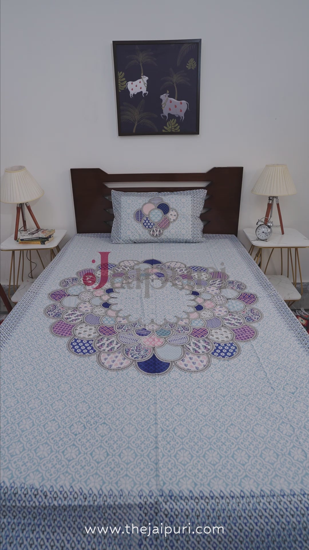 100% Pure Cotton Bed Sheet | Sana